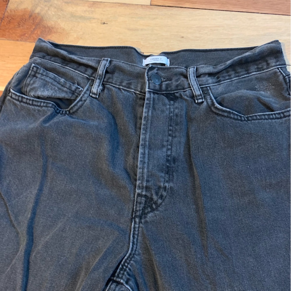 F21 Black Ripped Jeans - Picture 7 of 8